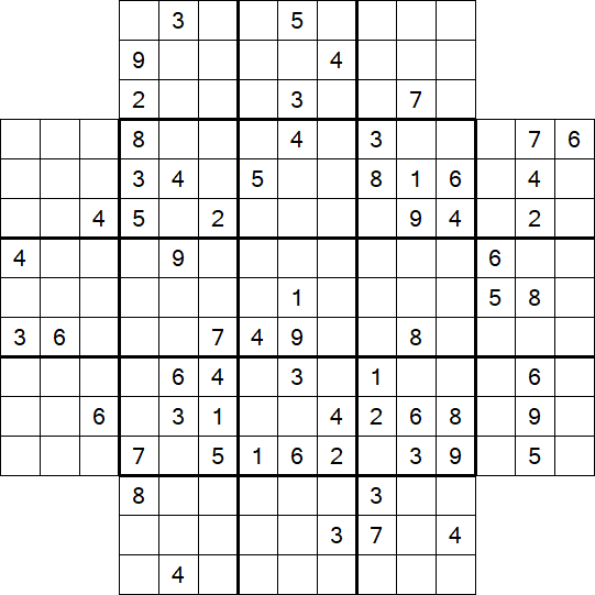 Flower Sudoku - Difficile