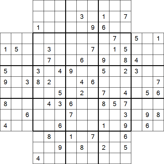 Flower Sudoku - Difficile