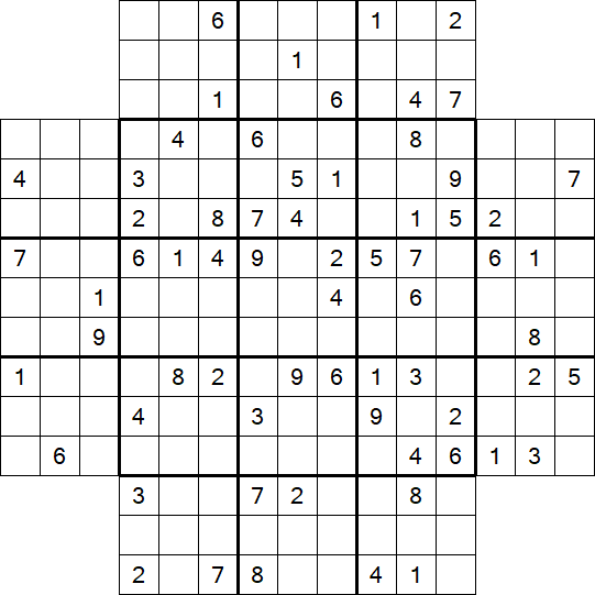 Flower Sudoku - Difficile