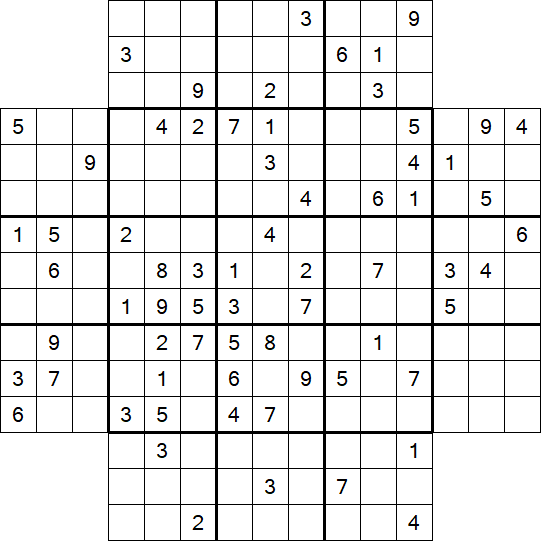 Flower Sudoku - Difficile