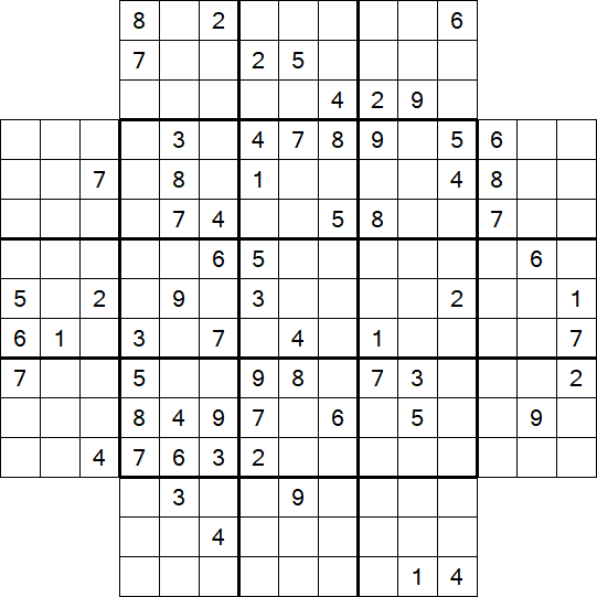 Flower Sudoku - Difficile