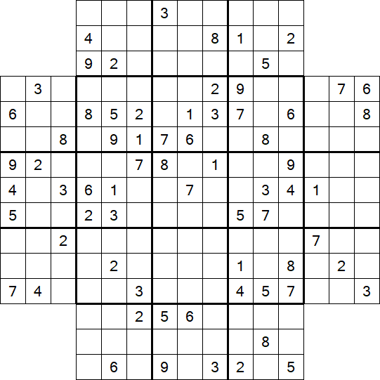 Flower Sudoku - Hard