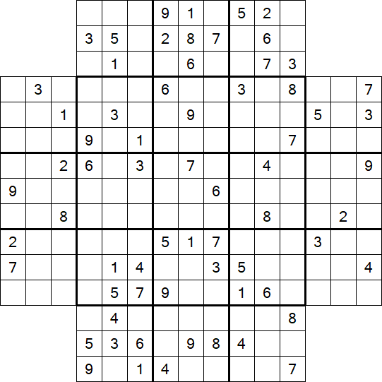 Flower Sudoku - Hard