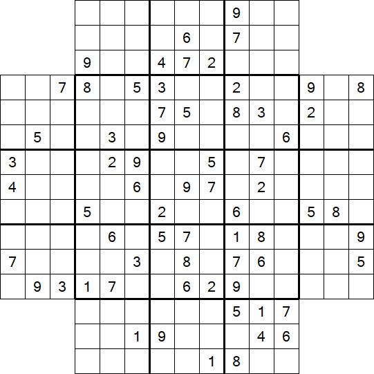 Flower Sudoku - Hard