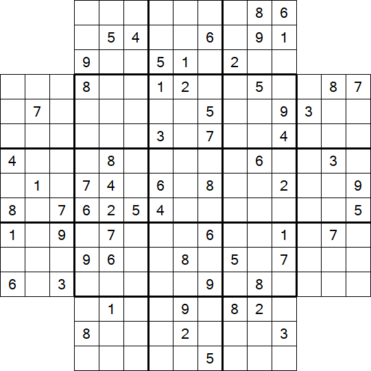 Flower Sudoku - Hard