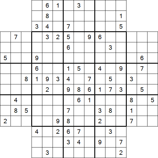 Flower Sudoku - Difficile