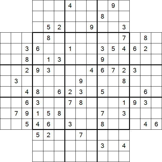 Flower Sudoku - Difficile