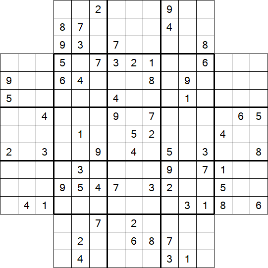 Flower Sudoku - Difficile