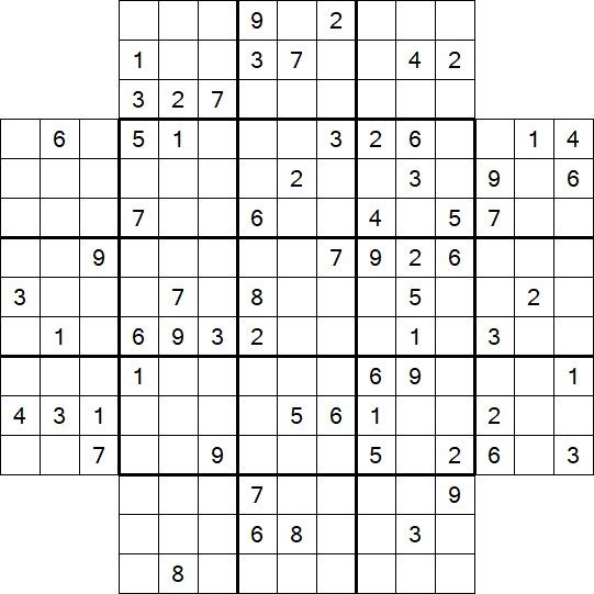 Flower Sudoku - Difficile