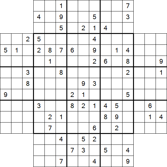 Flower Sudoku - Difficile