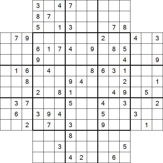 Flower Sudoku - Difficile