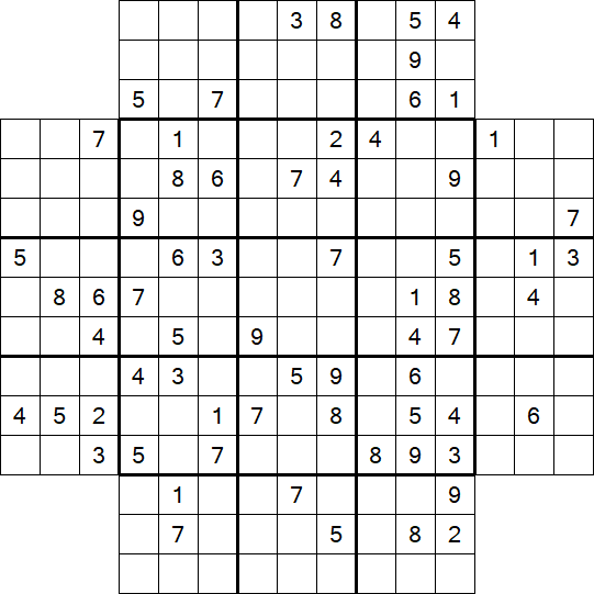 Flower Sudoku - Difficile