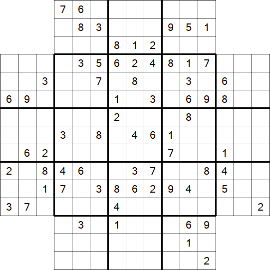 Flower Sudoku - Schwierig
