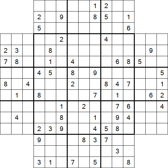 Flower Sudoku - Difficile