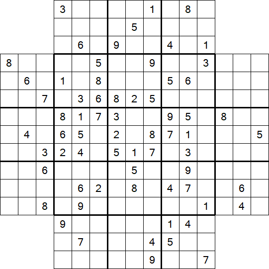 Flower Sudoku - Difficile