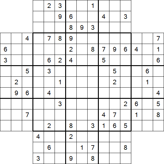 Flower Sudoku - Difficile