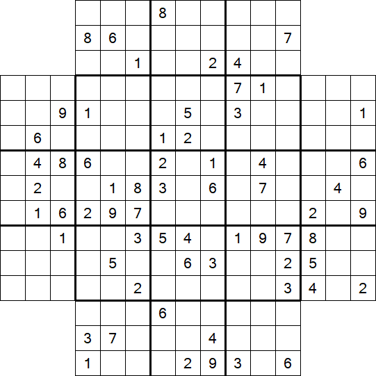 Flower Sudoku - Difficile