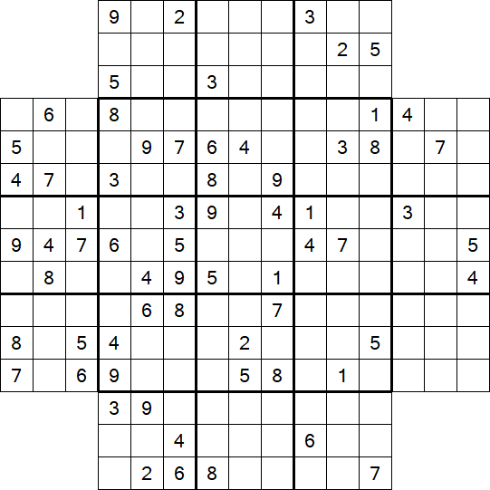 Flower Sudoku - Difficile