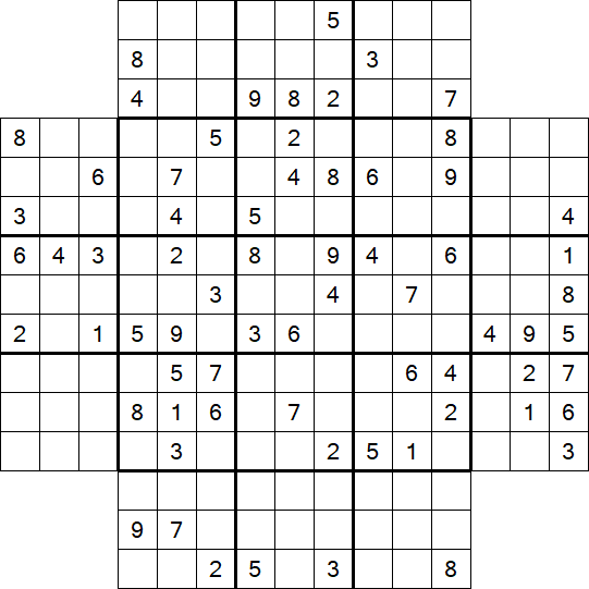 Flower Sudoku - Difficile