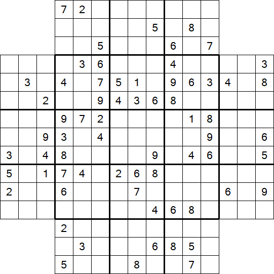 Flower Sudoku - Difficile