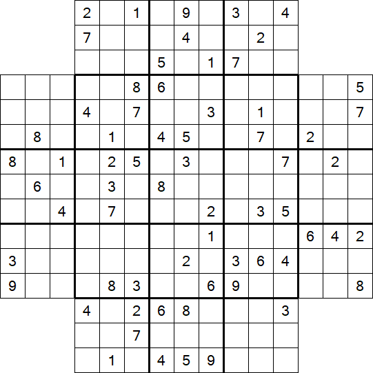 Flower Sudoku - Difícil