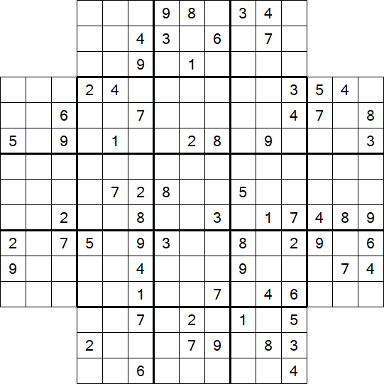 Flower Sudoku - Difícil