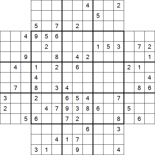 Flower Sudoku - Difficile