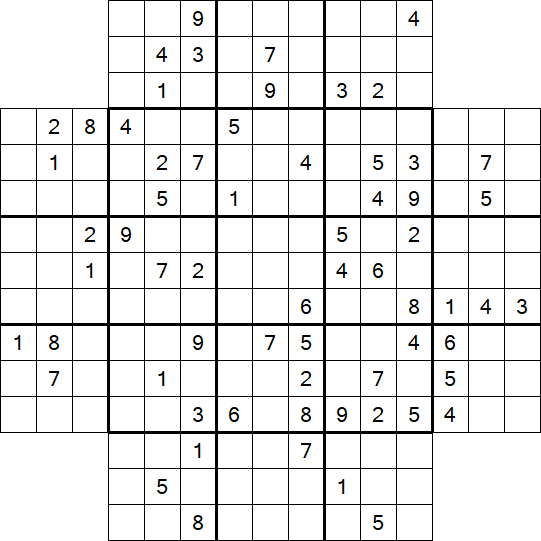 Flower Sudoku - Difficile