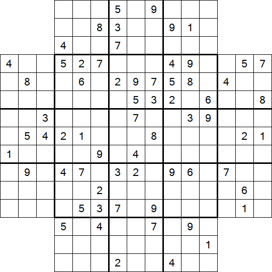 Flower Sudoku - Difficile