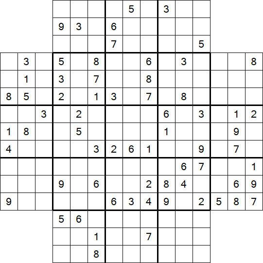 Flower Sudoku - Difficile