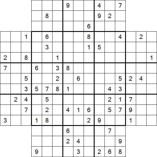 Flower Sudoku - Difficile