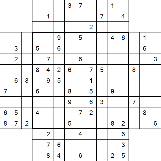 Flower Sudoku - Difícil