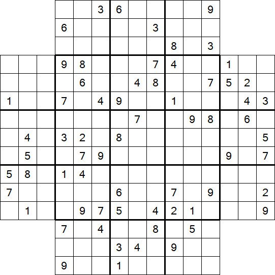 Flower Sudoku - Difícil