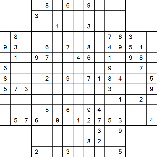 Flower Sudoku - Difícil