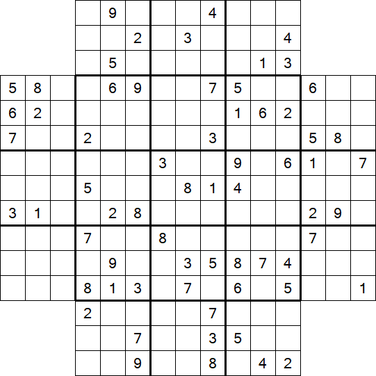 Flower Sudoku - Difícil