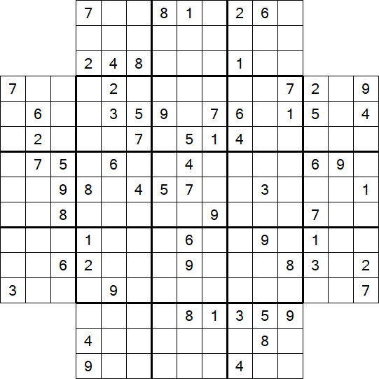 Flower Sudoku - Difícil