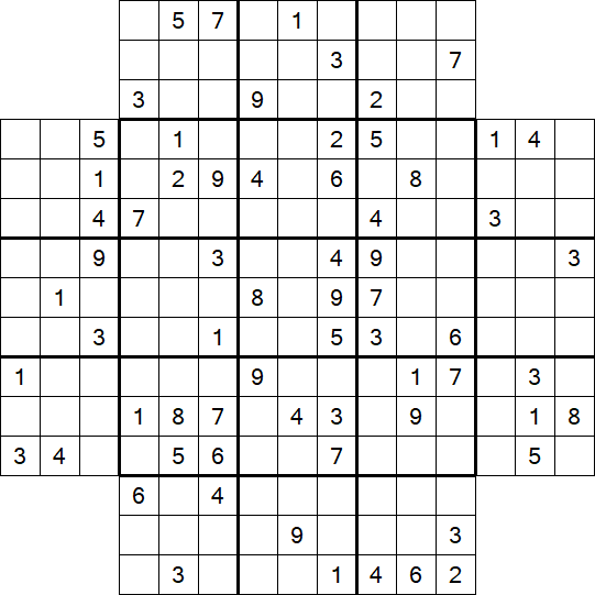 Flower Sudoku - Difícil