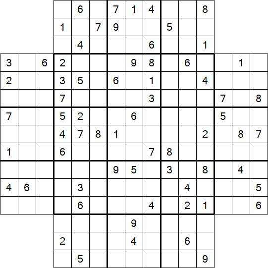 Flower Sudoku - Difficile