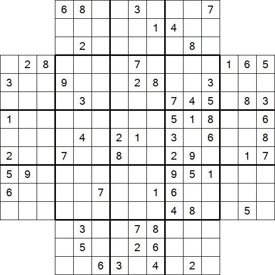 Flower Sudoku - Difficile