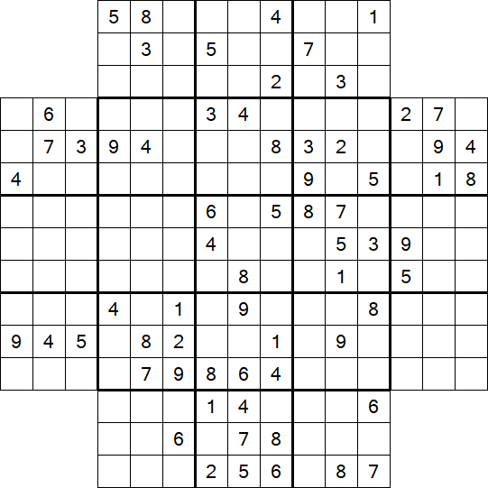 Flower Sudoku - Difficile