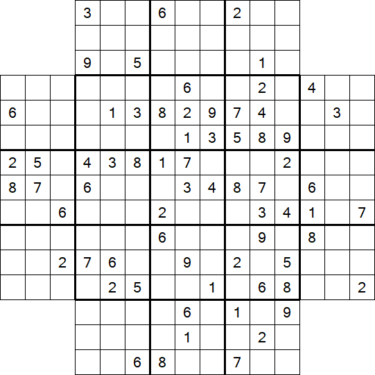 Flower Sudoku - Schwierig