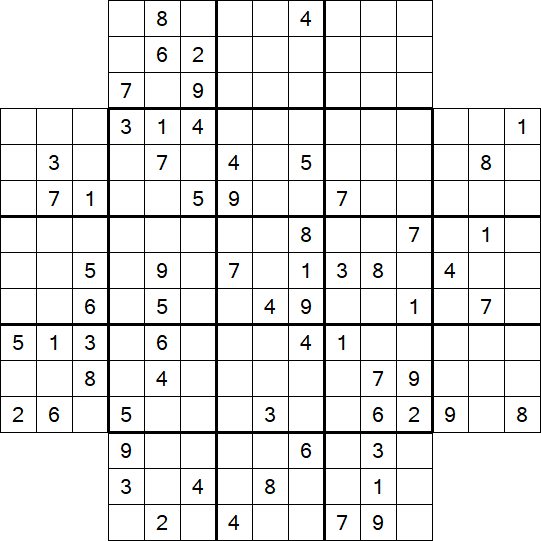 Flower Sudoku - Schwierig