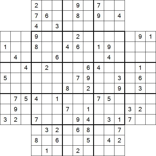 Flower Sudoku - Difícil