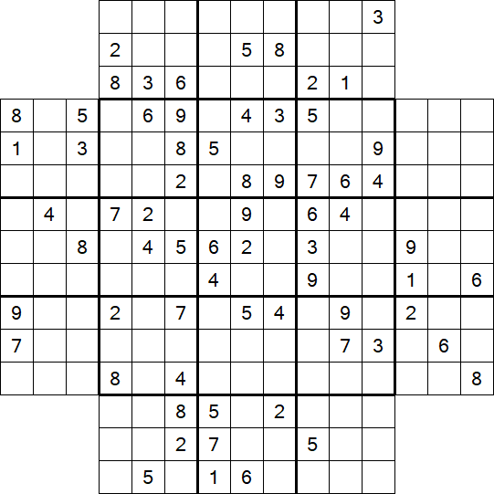 Flower Sudoku - Schwierig