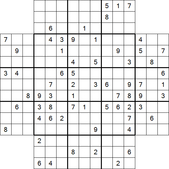 Flower Sudoku - Difficile