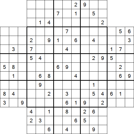 Flower Sudoku - Difficile