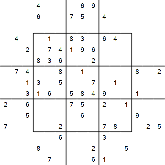 Flower Sudoku - Difficile