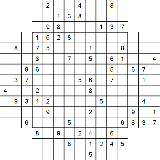 Flower Sudoku - Difficile