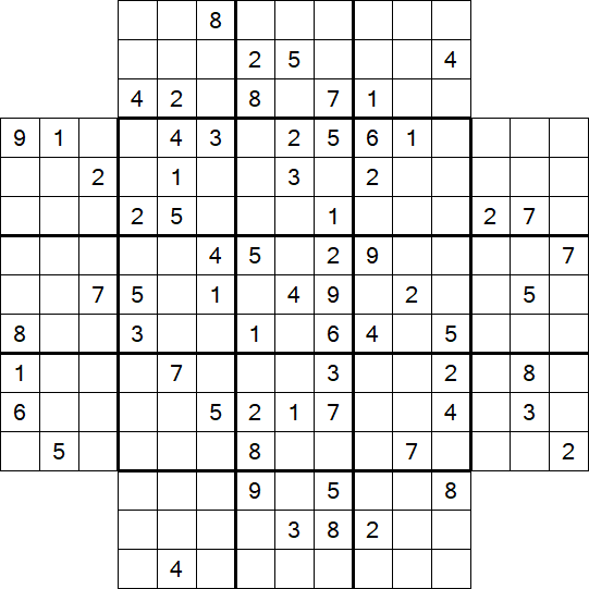 Flower Sudoku - Difficile