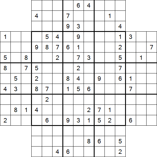 Flower Sudoku - Difficile